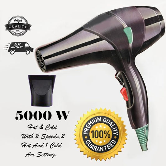 Hair Dryer (model And Company Is Not Specified But Quality Is Best) Dryer Machine Hair – Blow Dryer – Hair Dryer Machine 5000watt With Two Speeds